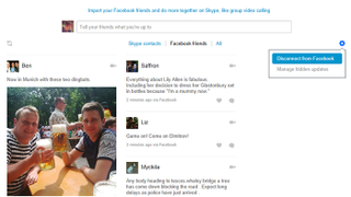 Illustration for article titled Plug Facebook Into Skype For a News Feed Firehose